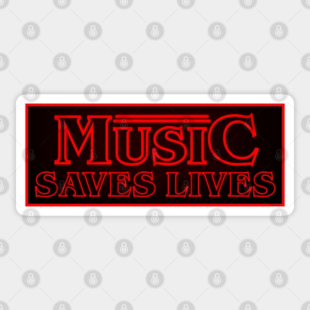 Music saves lives Sticker by Pendientera